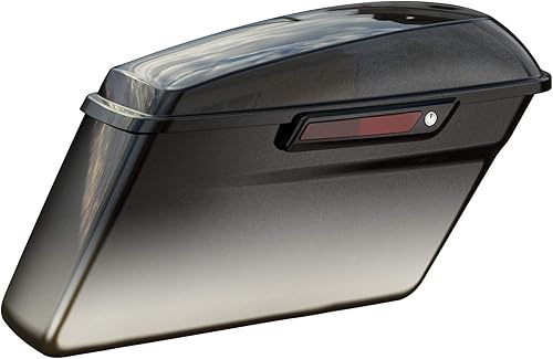 Vista 17 de TCMT Auburn Sunglo/Agujero Negro Con Rich Bourbon Duro Alforjas Para Harley Touring Street Electra Glide Ultra Limited 2014-2023 Auburn Sunglo &
