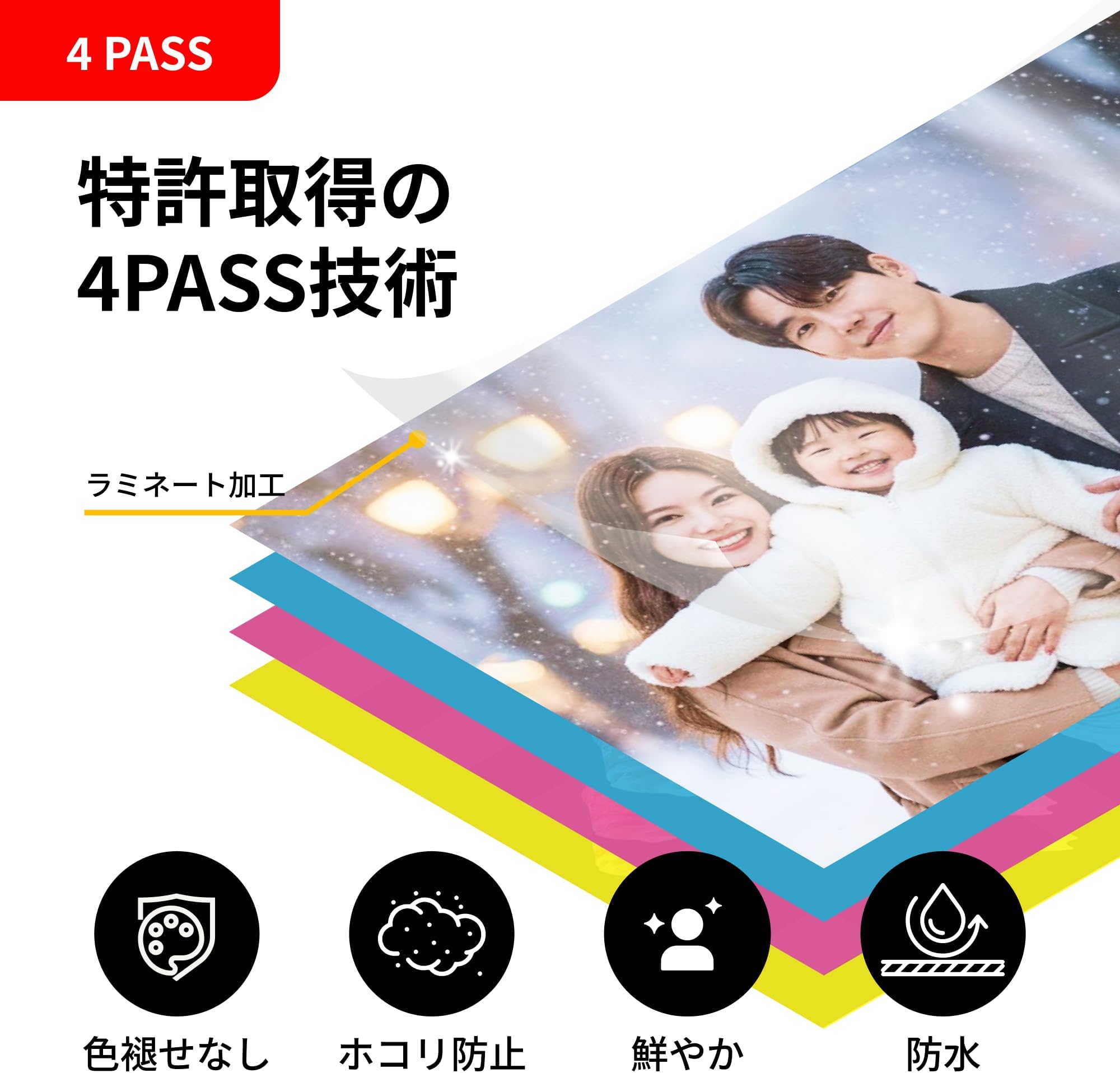 KODAK Mini 3 Retro 4PASS Portable Photo Printer (3" x 3") + 8 Printers + 60 Accessories Bundle, Black