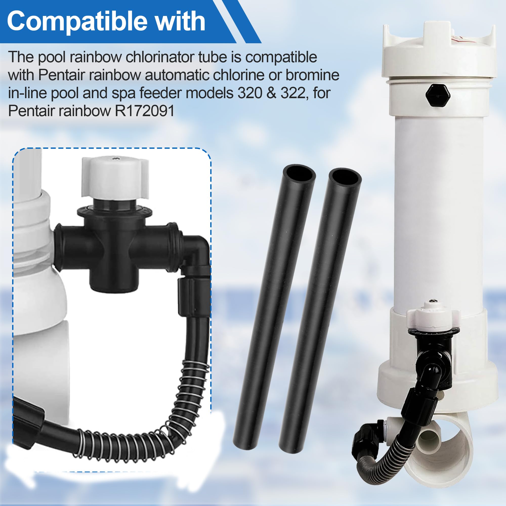 Snapklik.com : GYPNS PVC Flexible Pool Chlorinator Tubes - For Rainbow 320