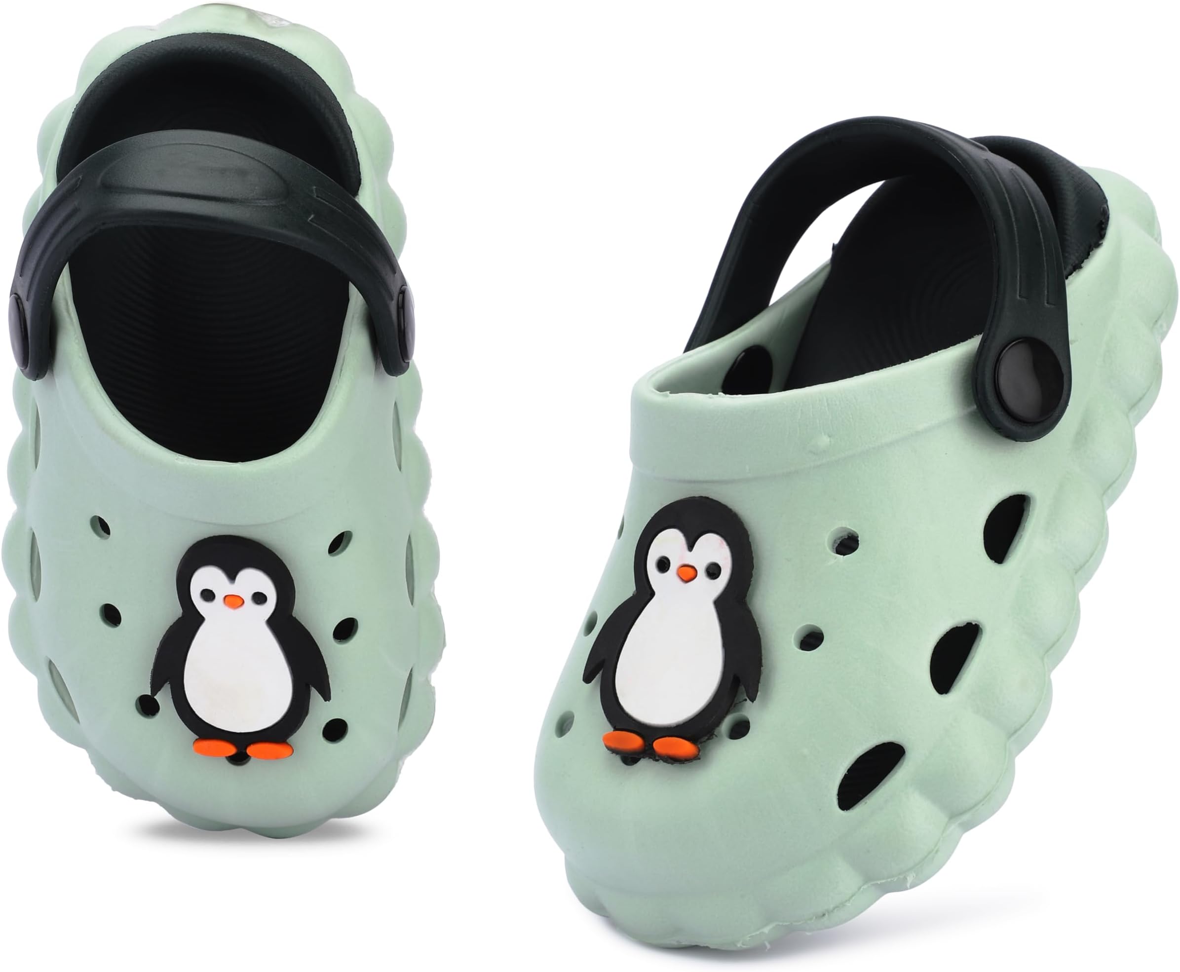Monkey Design Kids Clog Shoes – Comfortable Indoor and Outdoor Sandals for Boys & Girls 8100