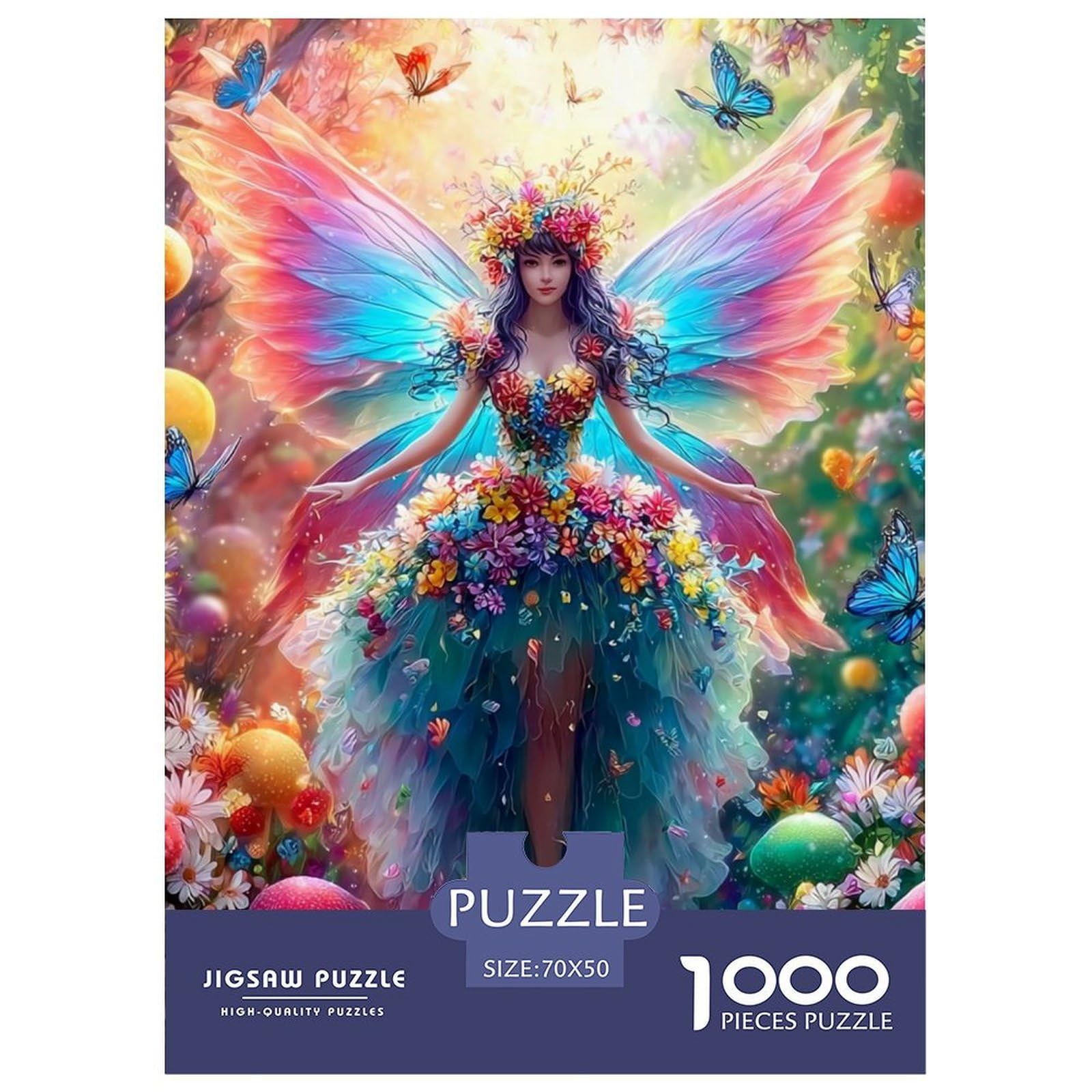 Puzzle Princesa de Hadas de 1000 piezas y 70x50 cm para entretenimiento de adultos 8