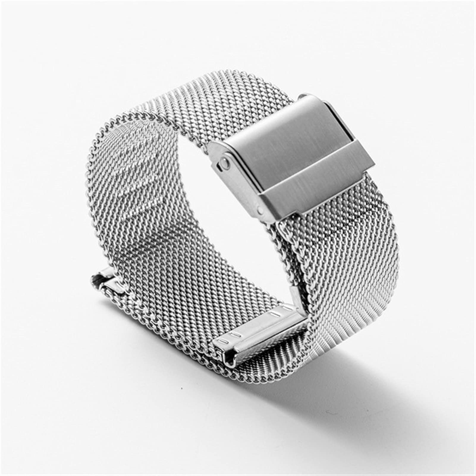 Sangle de montre accessoires de montre métal acier inoxydable 12-22mm - 8