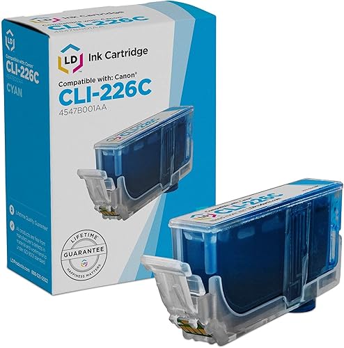 Miniatura 13 de Repuesto LD compatible para cartuchos de tinta negra de Canon CLI-226BK, Negro Tinte negro individual,Cian,Cian, magenta, amarillo,Negro -,Negro