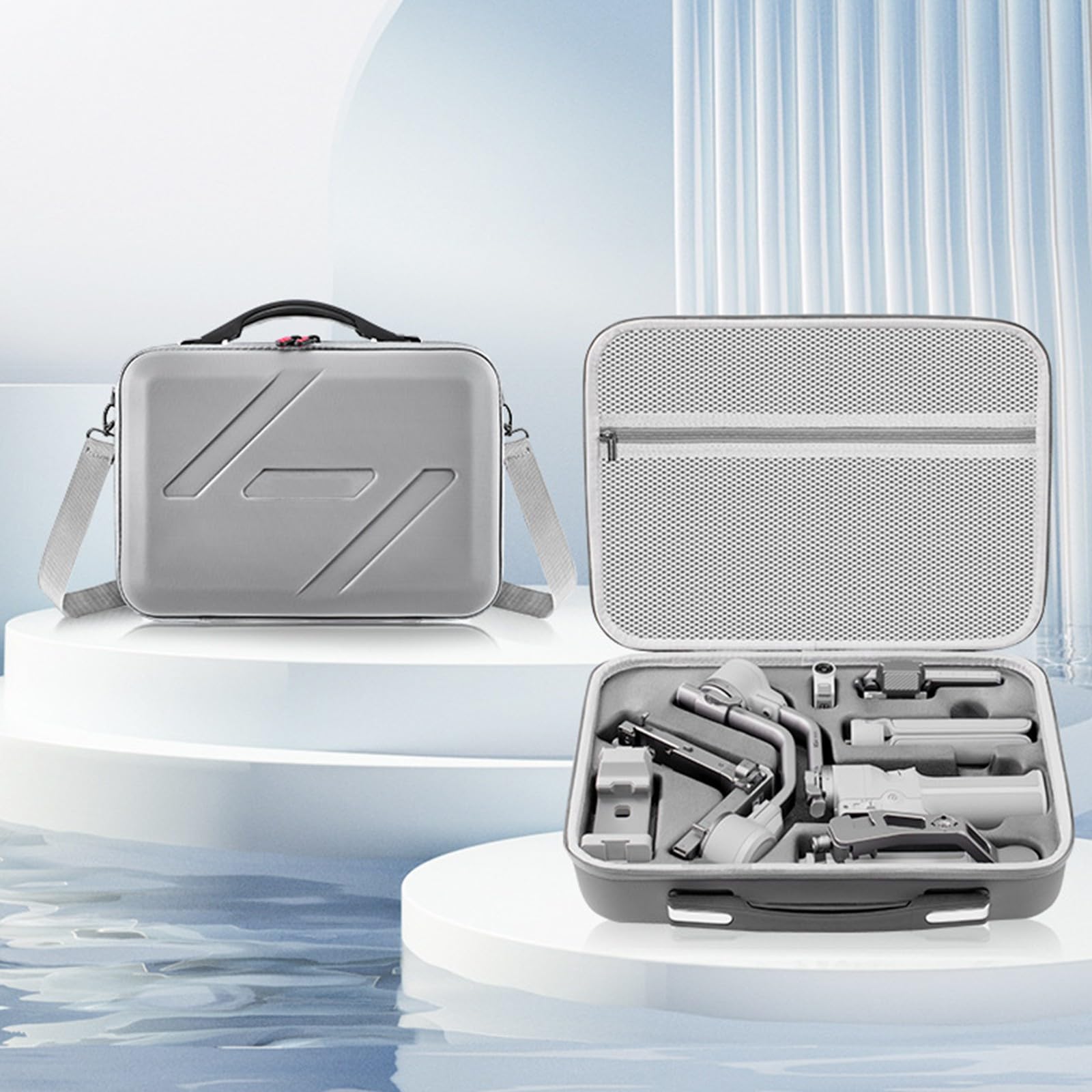 Custodia da trasporto per borsa a tracolla portatile da viaggio valigia rigida palmare cardanici stabilizzatori controller accessori custodia da viaggio