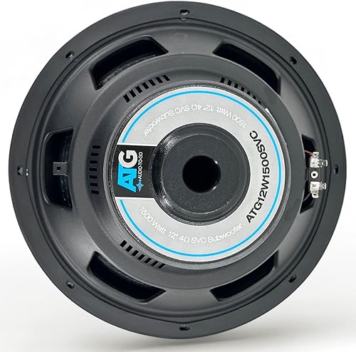 Miniatura 3 de ATG Audio 12" 4-Ohm SVC Subwoofer de repuesto: Compatible con los gabinetes cargados de 12" - ATG12W1500SVC
