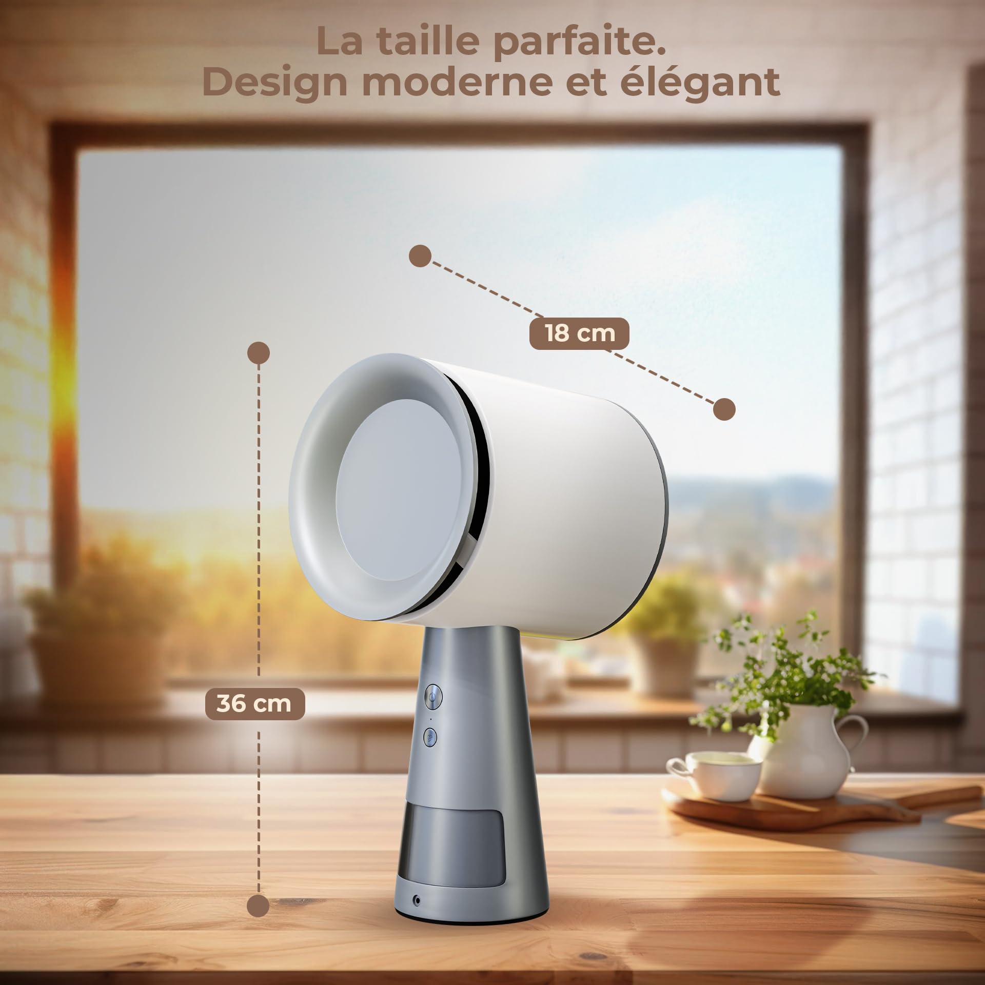 INNOV'AIR Hotte de Cuisine Aspirante 180m³/h Portable, 3 Vitesse Silencieuse avec Filtres a Charbon, Mini Hotte Portable Pour Cuisine sans Évacuation et Extérieur