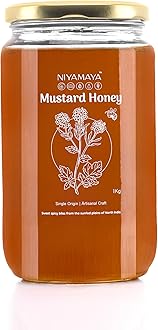 Mustard Honey 1 kg | 100% Pure Natural Honey Unprocessed Raw Mustard Honey | No Added Sugar No Adulteration