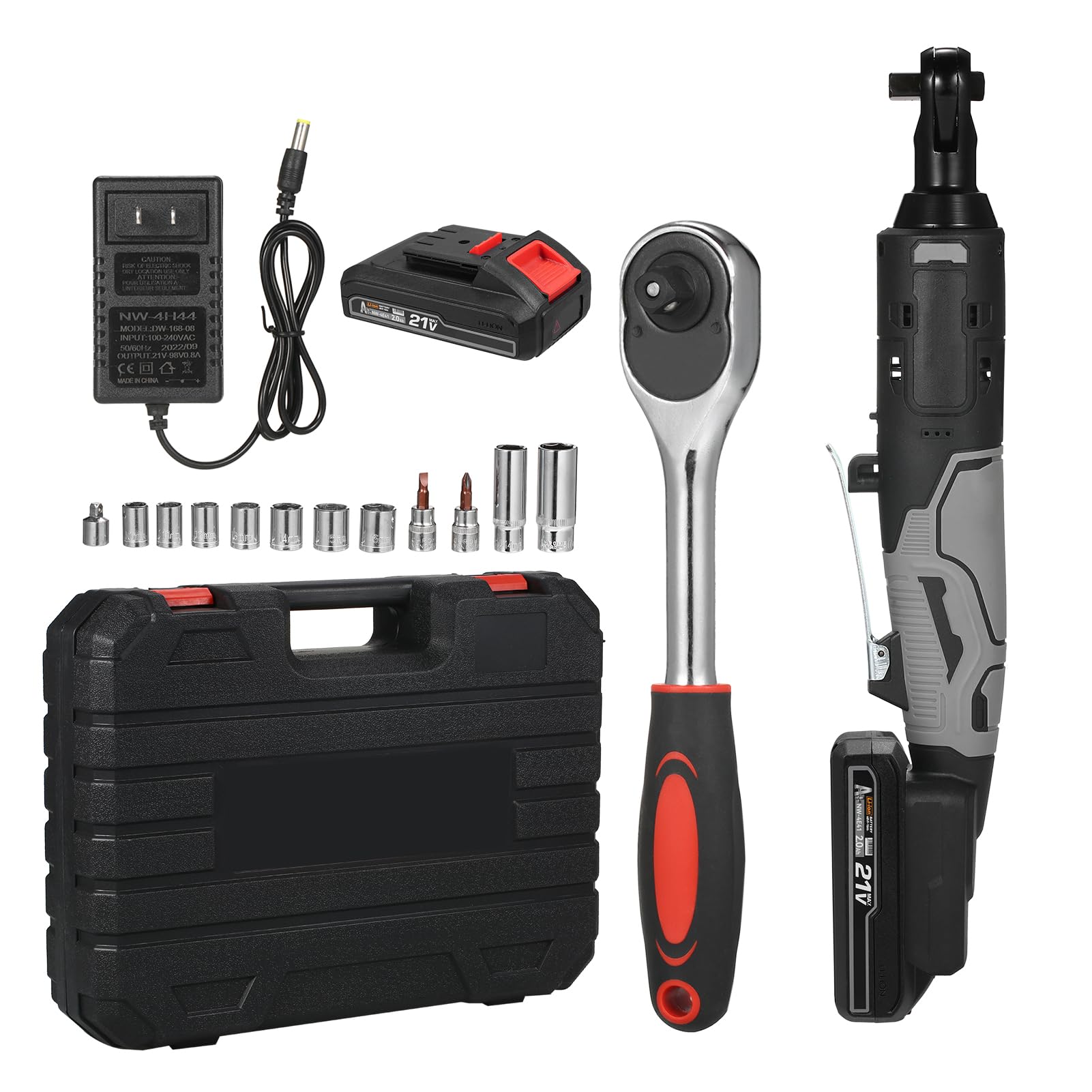 ラチェットレンチセット 充電式&コードレス KTCコードレス充電式電動ラチェットレンチセット