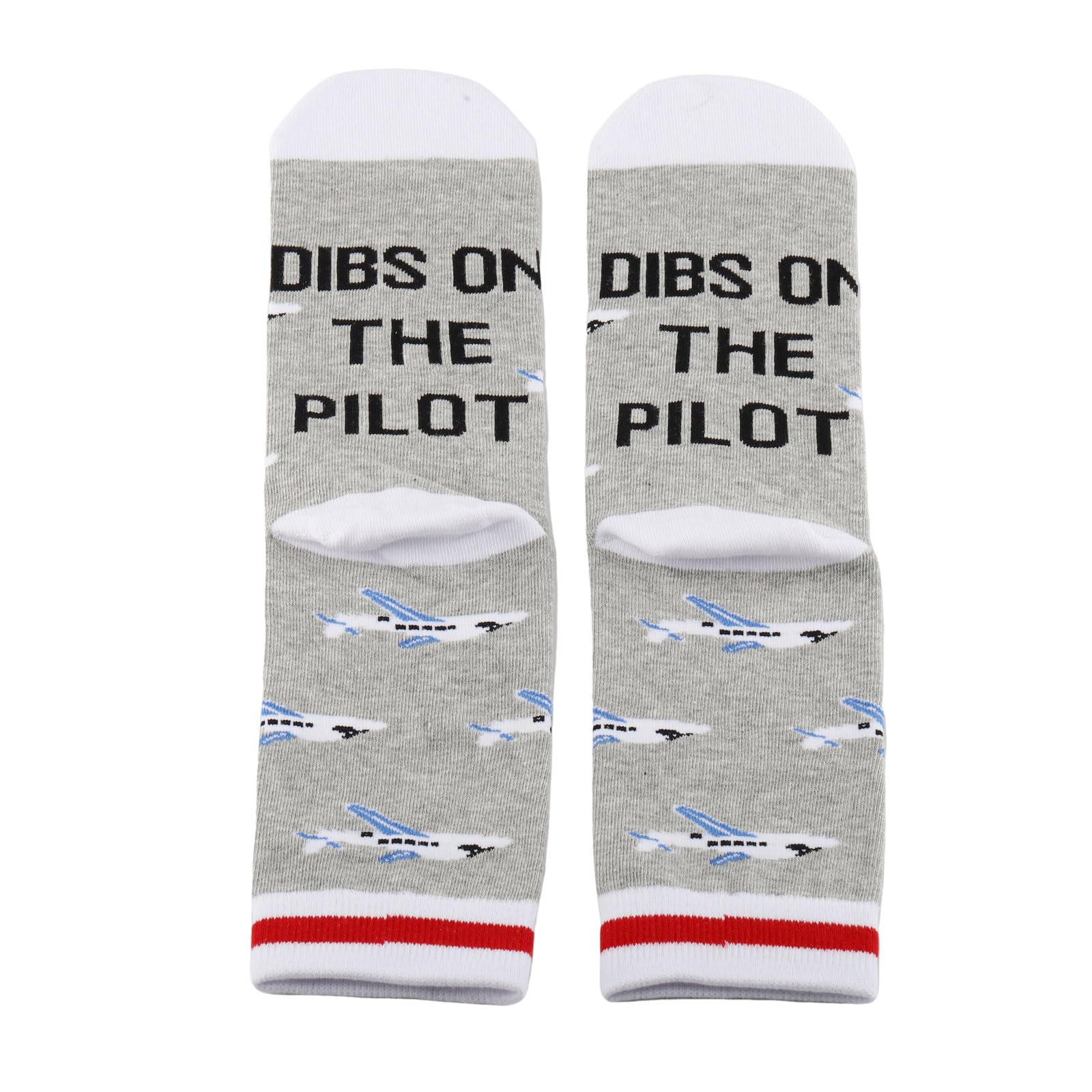 TSOTMO Pilot Gift Socks Aviation Theme Gift Aircraft Plane Gift Captain Socks Airplane RC Flying Gift Airman Socks Gift