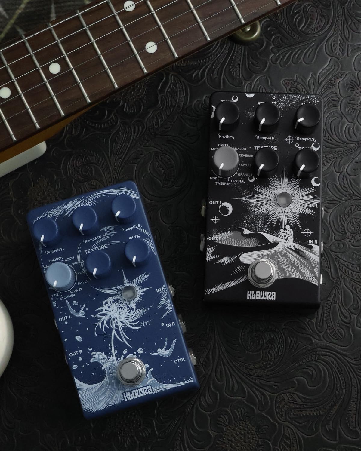 Limbo Reverb Pedal+ Everlast Delay Pedal Bundle for Electric Guitar