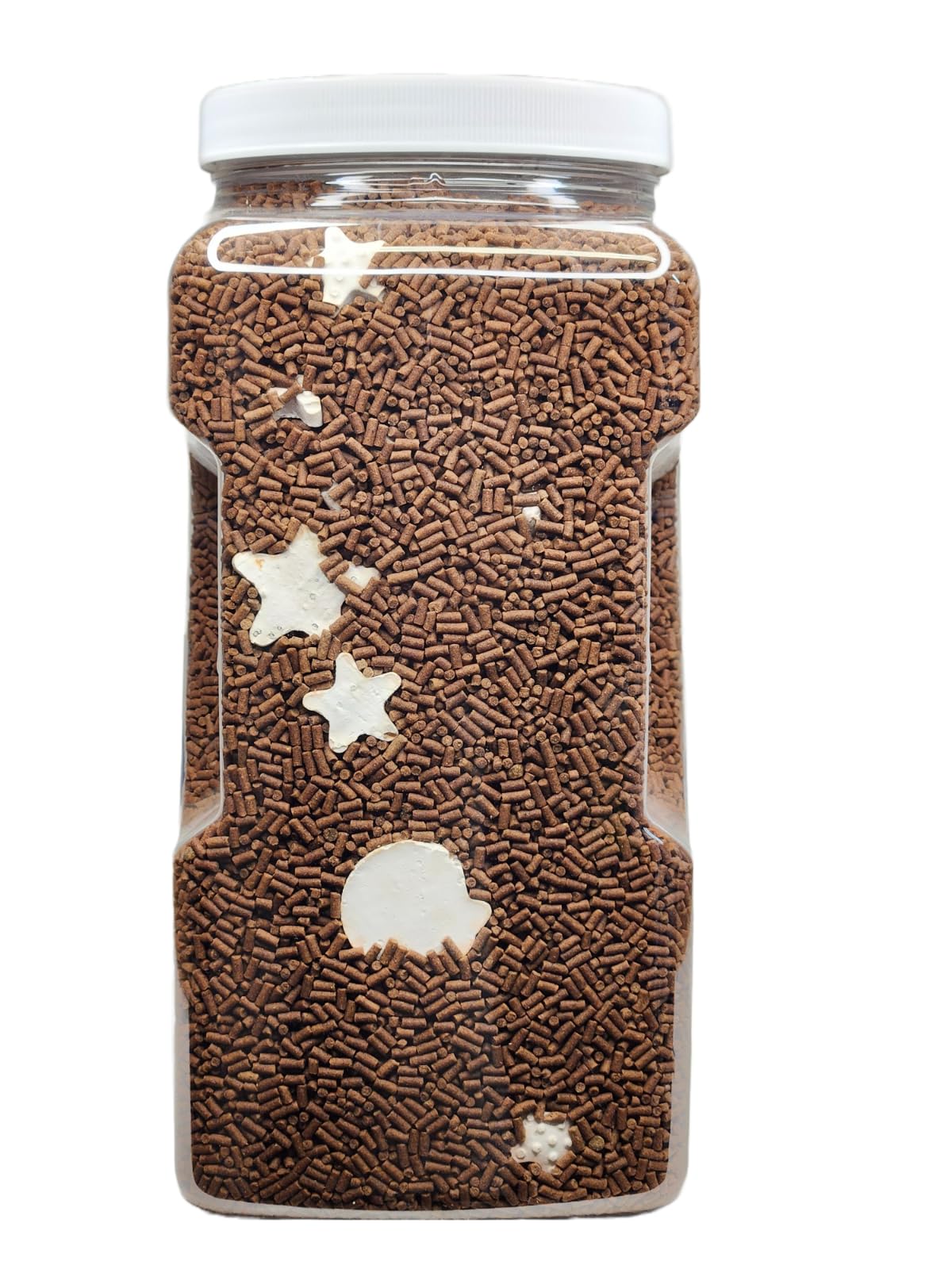 Aquatic Foods Inc. Calcium Blocks Included with Sinking Shrimp Pellets 40% Protein, 1/16