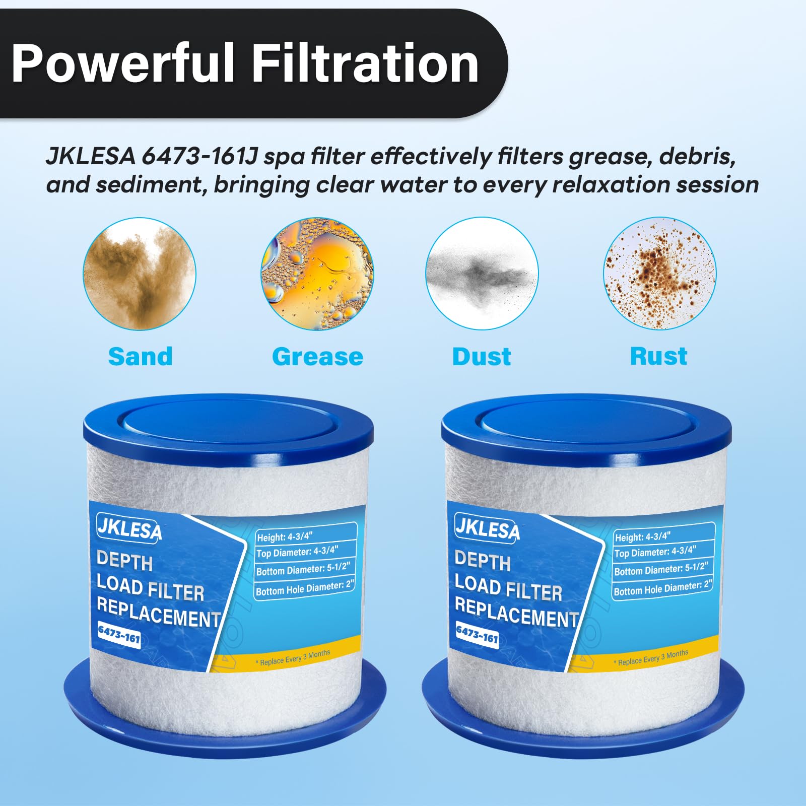 Amazon.com : 6473-161 Depth Load Filter – Compatible with Jacuzzi