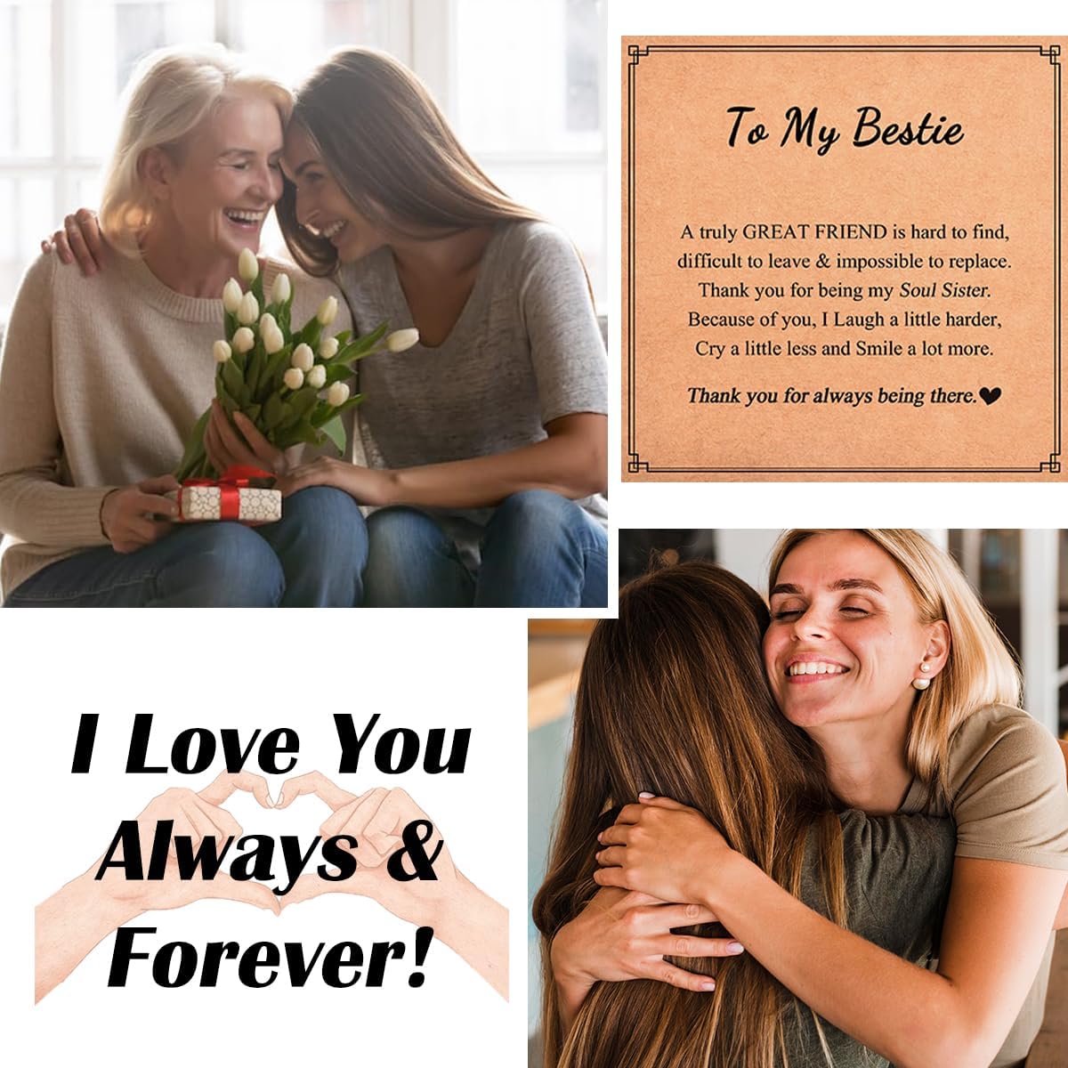 Tiny Beaded Bracelet Gifts for Bestie Friend Sister Daughter Granddauhgter Niece, Christmas Birthday Valentines Day Gifts for Teen Girls Women Her - Image 6