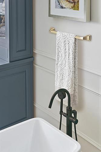 Vista 134 de Amerock BH36034CZ Toallero de bronce champán Toallero de 24 pulgadas (24.016 in) Revitalize Toallero de baño Accesorios de baño