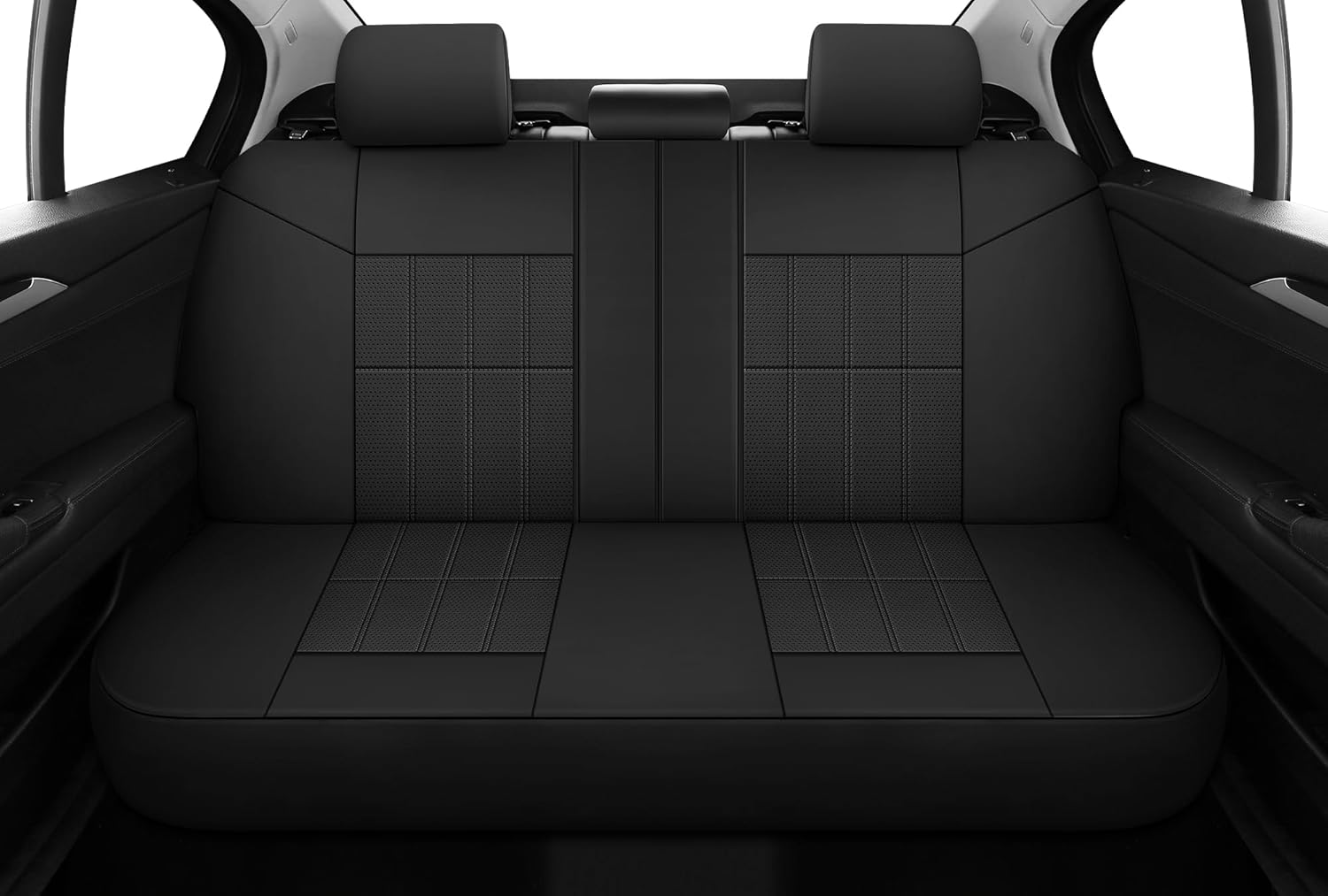 VarCozy Faux Leather Car Seat Covers Full Set, Front Seat Covers And Split Rear Seat Covers For Car, Universal Seat Covers For SUV, Sedan, Automotive - View #8