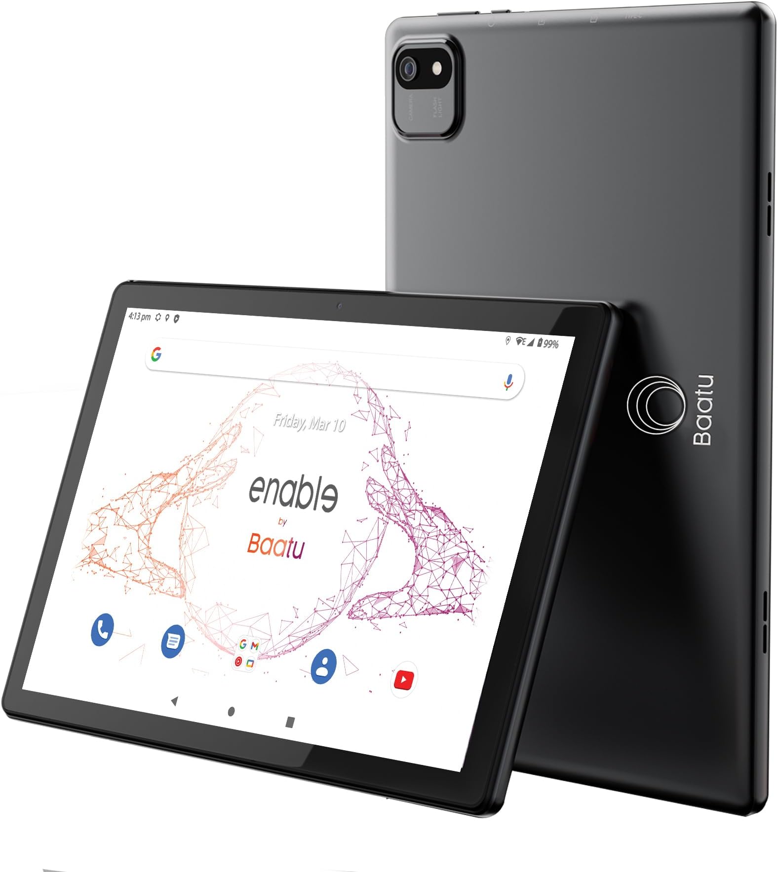 - Baatu Enable Tablet - Parental Control Tab for Kids (10.1 inch) | Screen Time Monitor, App Blocker, Content Monitor & Location Tracking | 6000 mAH Battery | 4G & WiFi Calling | 4GB RAM, 64 GB ROM