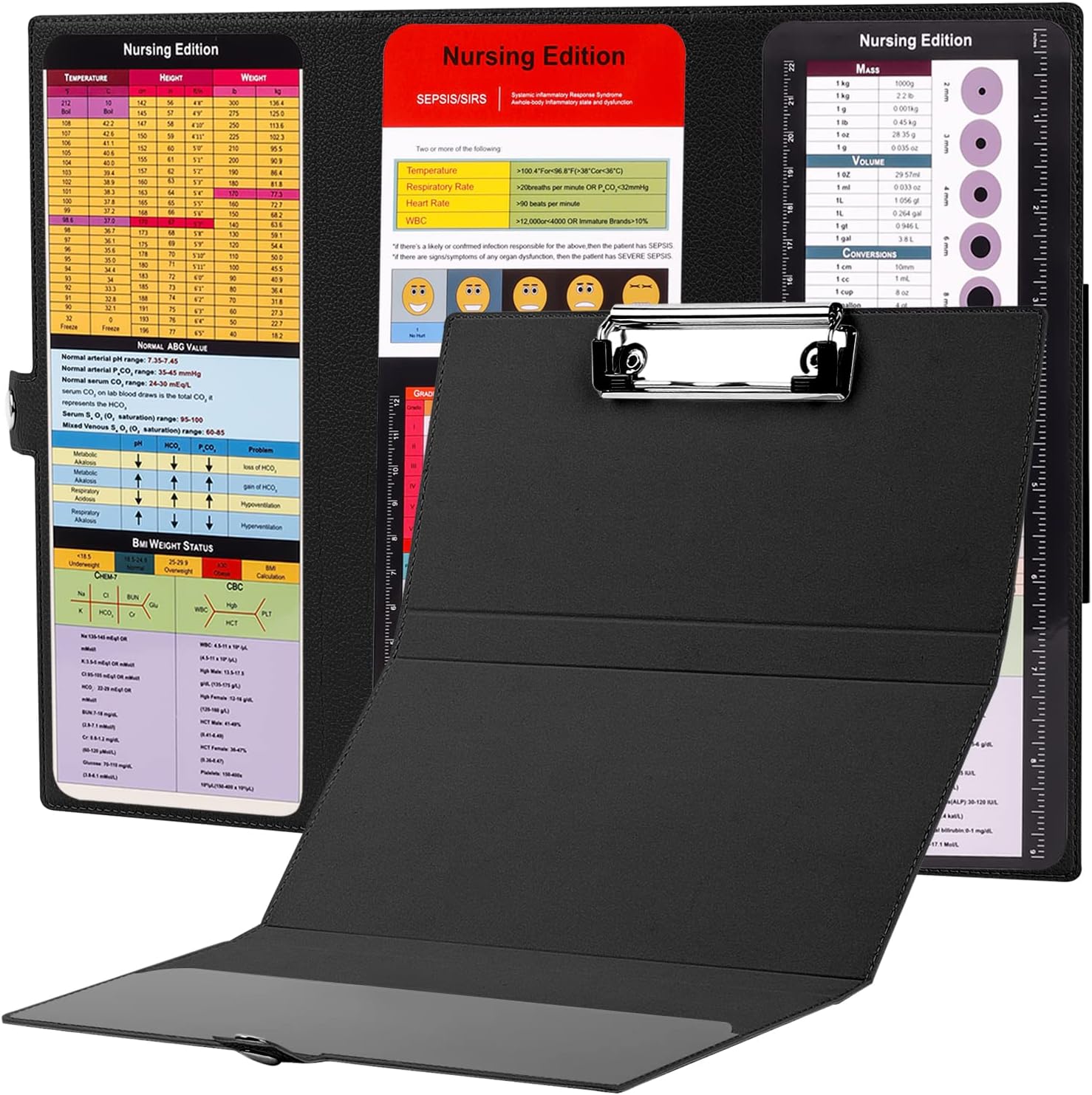 Nursing Clipboard Foldable Medical Clipboard with