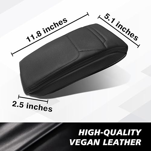 Miniatura 345 de Muslogy Funda de consola central compatible con Honda Pilot 2023 2024 2025, 2024 2025 2026 Ridgeline/Passport Accesorios para apoyabrazos, tapa