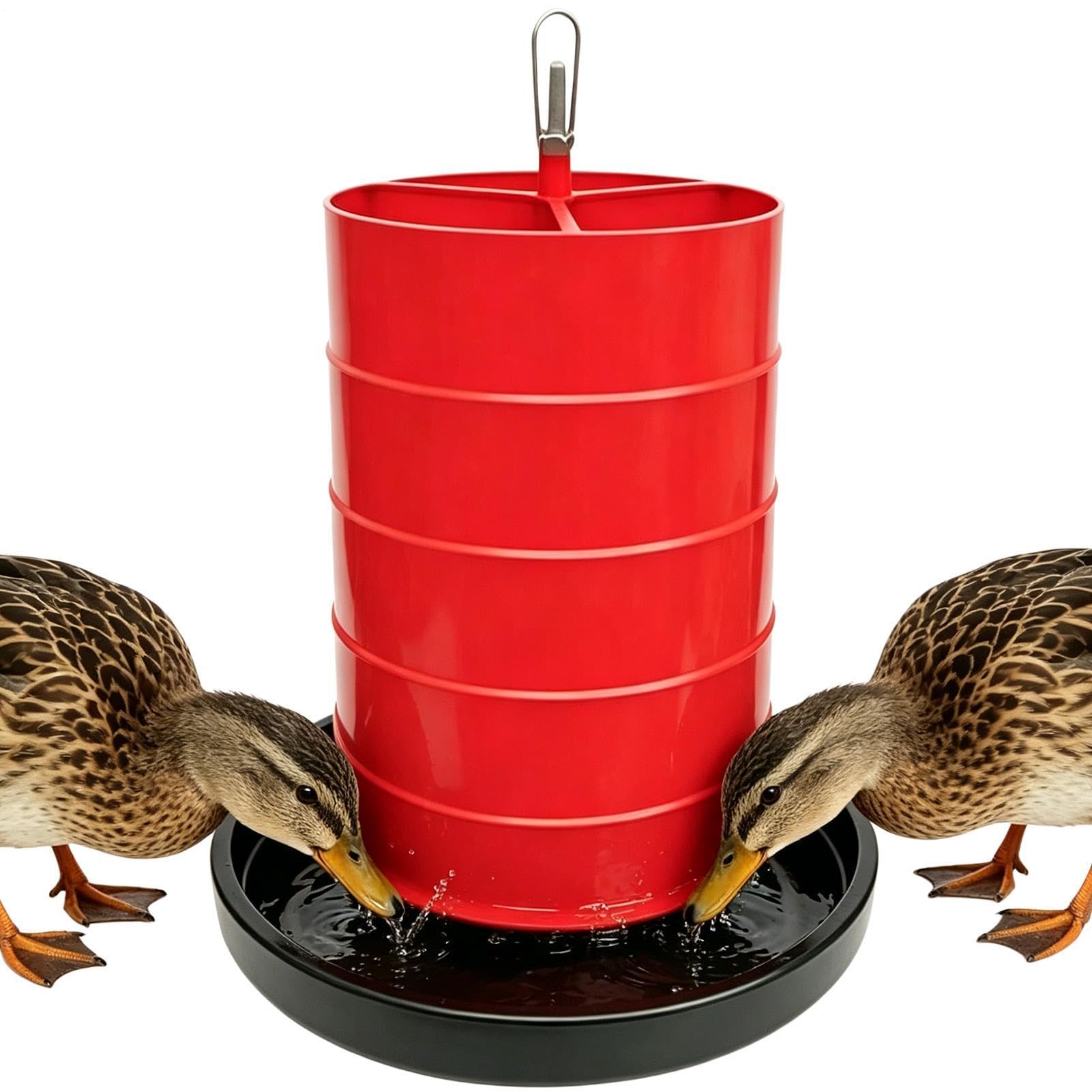 Abreuvoir pour poules portable et seau multifonction longue durée pour bête