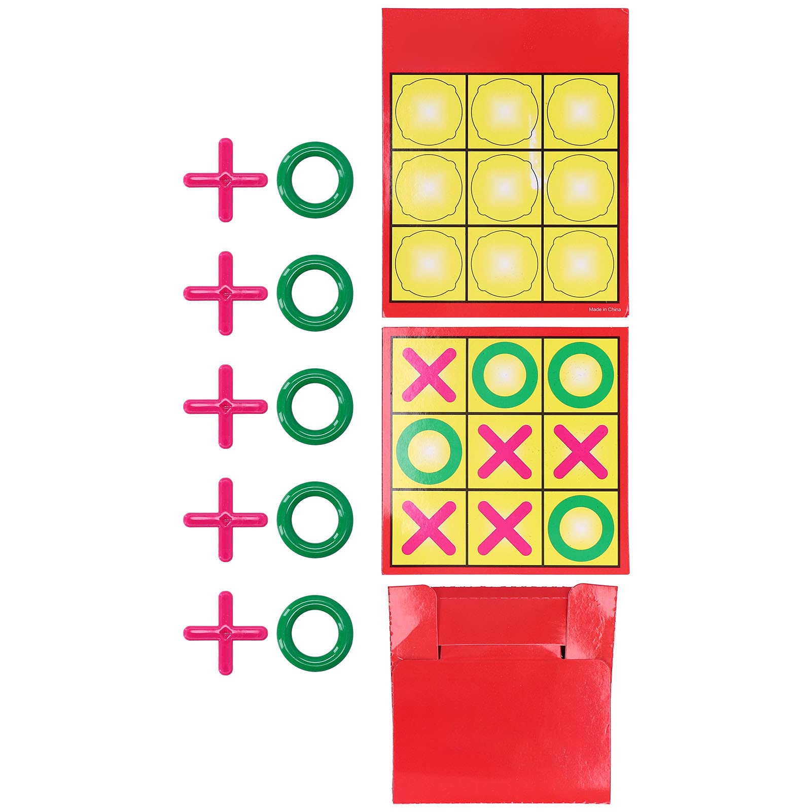 XO Board Game, XO Chessboard Game Tic Tac Toe Game XO Table Game Table Decor Lightweight for Home School Party