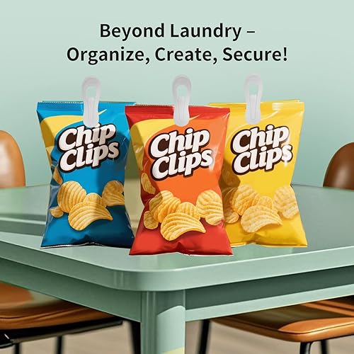 Miniatura 7 de Paquete de 30 clips para colgar, pasadores de plástico de 2.6 pulgadas, clips de suspensión resistentes para faldas, pantalones, para perchas de