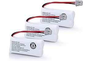 BT-1008 Compatible Uniden Phone Battery Pack (3 Pack)