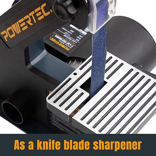 Miniatura 5 de POWERTEC Correas de lijado de 1 x 30, 15 unidades, 3 de cada uno de granos 243660100120, 1 correa de lijado de óxido de aluminio de 30 pulgadas para