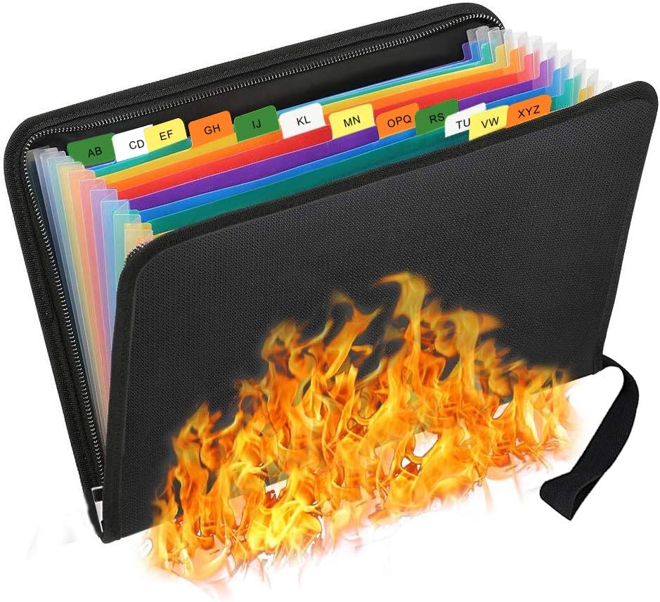 borsa resistente al fuoco per documenti