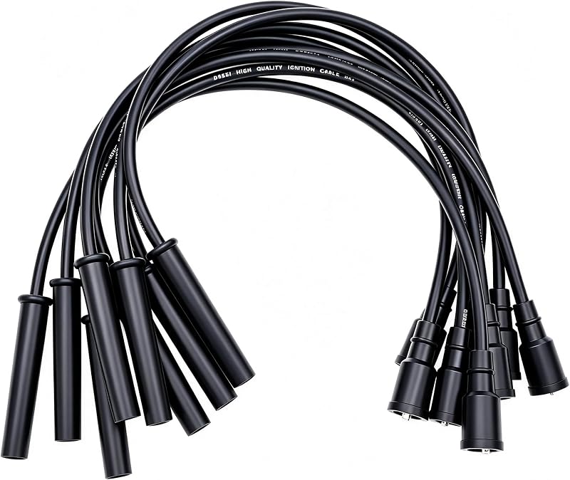 Jogo de cabos de vela OXCANO 6718173 para Ford F-150, F-250 e F-350 Super Duty – 8 unidades