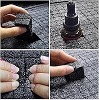 Vista 5 de Angoily 2 piezas de láminas de espuma Pick Pluck Foam Pre Cubed Inserto para caja de herramientas Envoltura Material de amortiguación