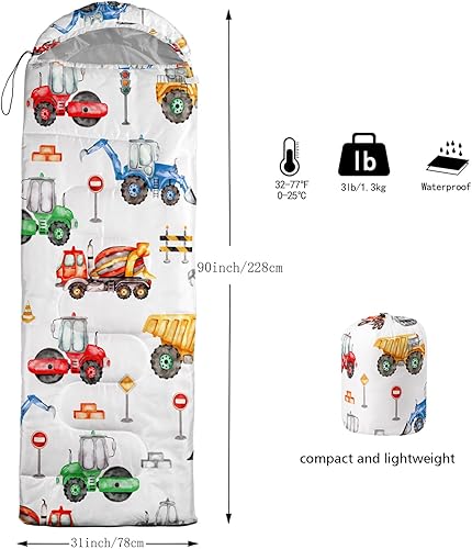 Miniatura 174 de CVHOUSE Camping Sleeping Bags,3 Season Warm & Cool Weather,Lightweight,Waterproof Sleeping Bags for Adults & Kids,Traveling,and Outdoors,Camping