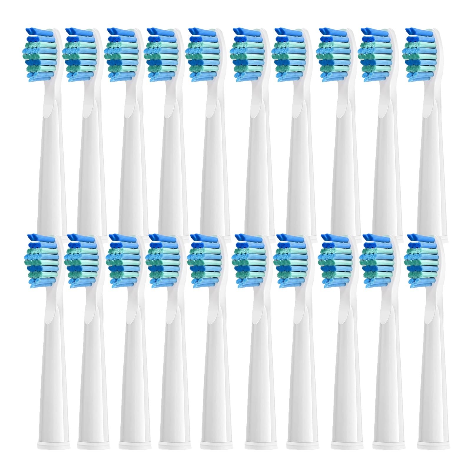Cabezal De Cepillo De Dientes, Compatible Con SEAGO,SG910/507/958/515/949/575/551 | Cerdas de alta densidad: más cerdas brindan una cobertura más amplia(20cps.White)