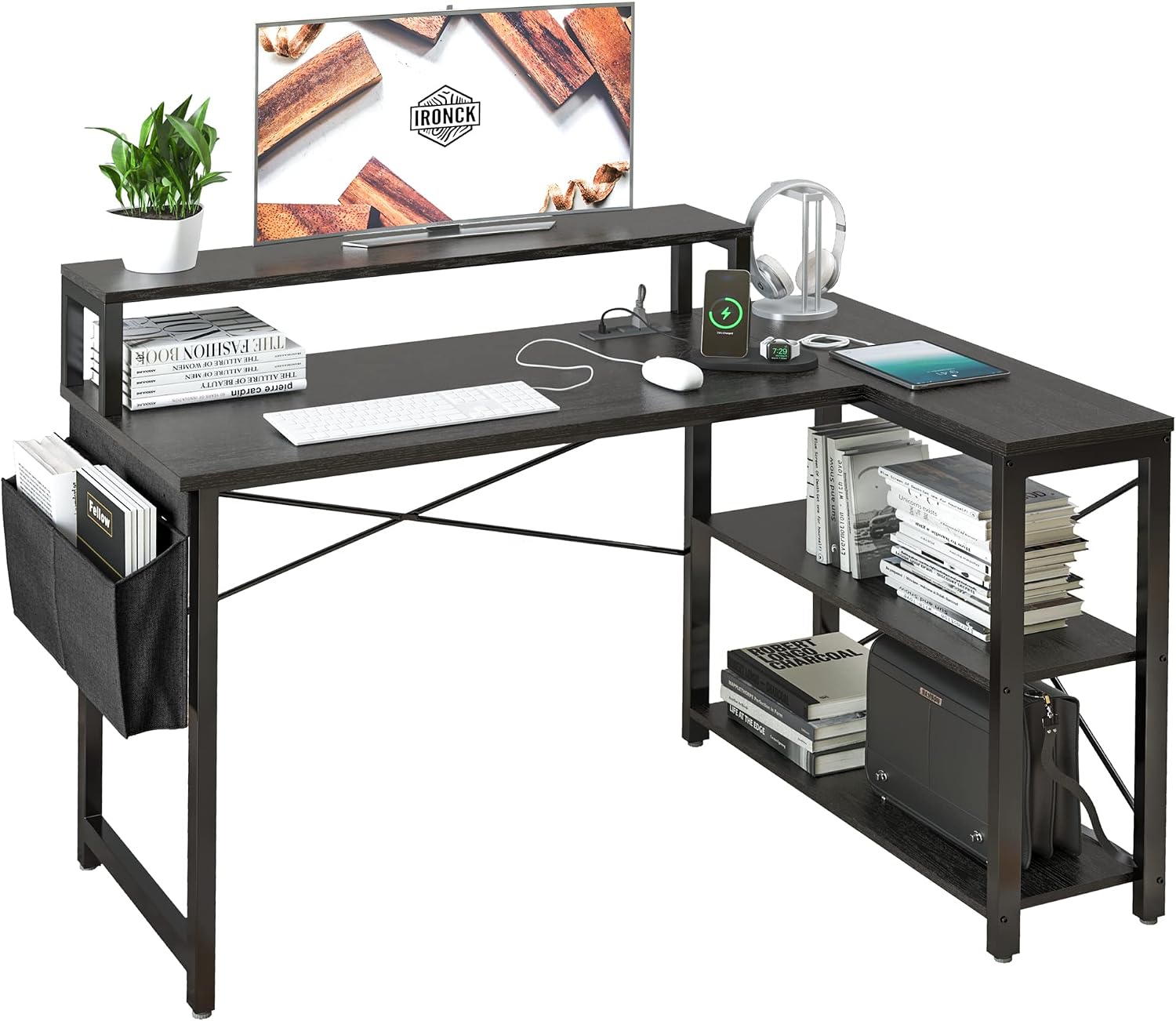 IRONCK Desk Storage Shelf Modes