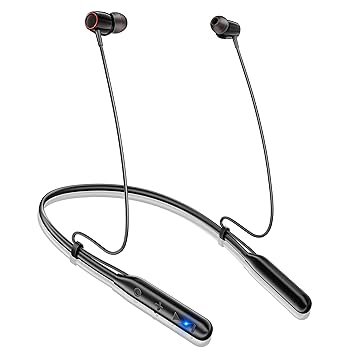 DZ.8【即発送】ネックバンドBluetoothイヤホン アクアブルー[r214 DZ.8【即発送】ネックバンドBluetoothイヤホン アクアブルー[r214