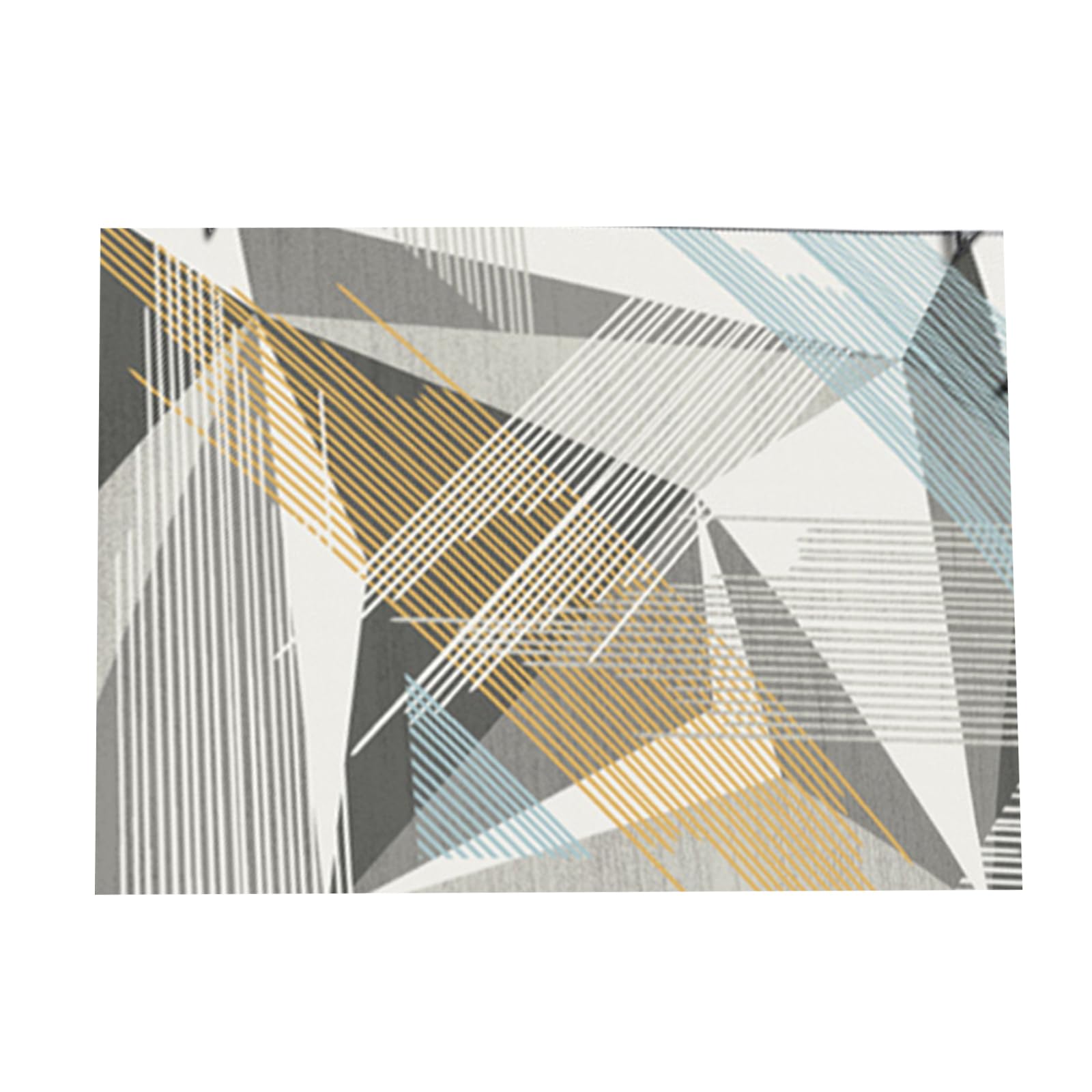 Tapis de Salon Scandinave, 180x250 cm, Poils de Cristal Doux, Antidérapant, Anti-Pelucheux, Multicolore, Rectangulaire