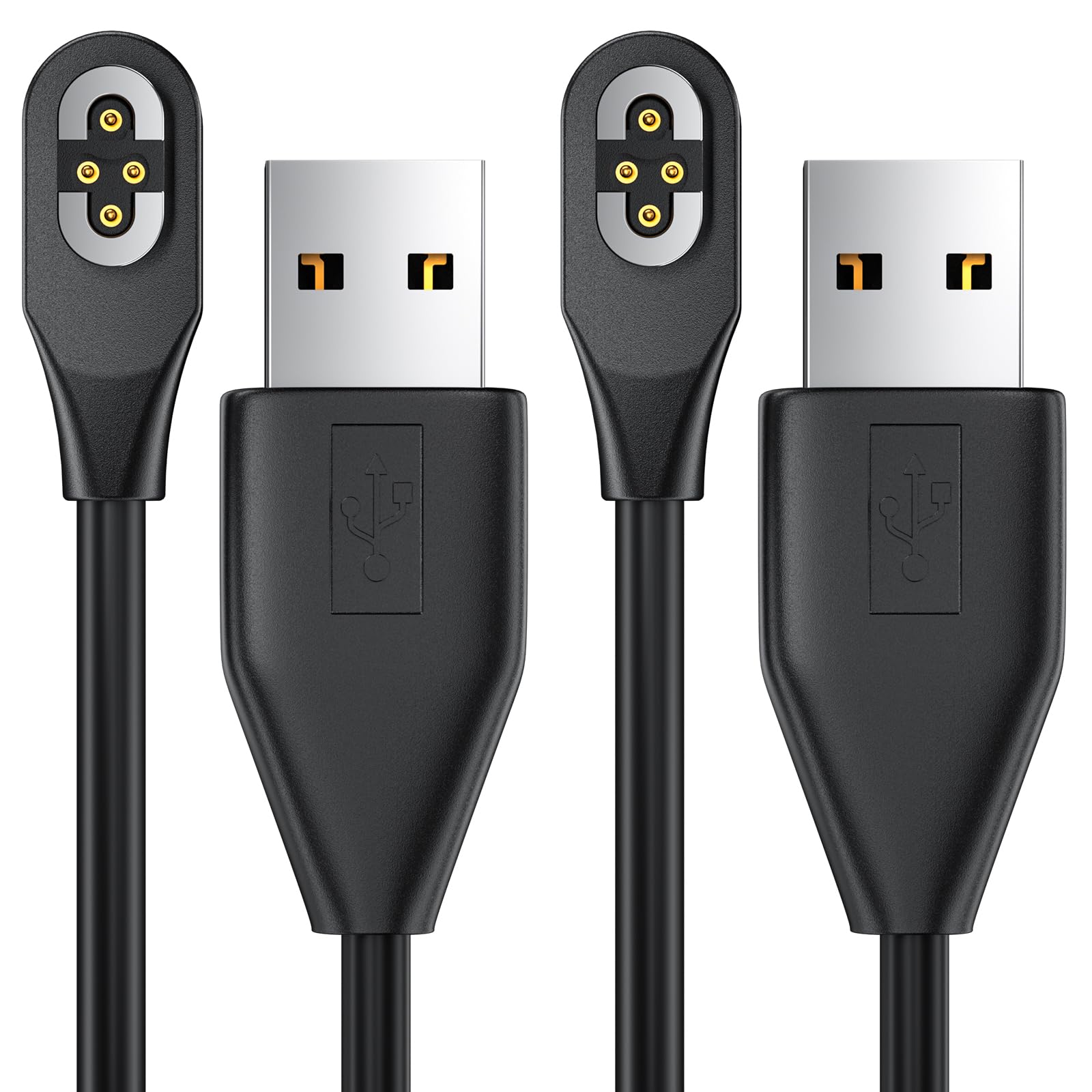 Charging Cable for SHOKZ OpenSwim Pro S710 USB A Bone Conduction Charger | Open-Ear Headphones Magnetic USB A 4-Pin Charger Cord Cable for Shokz OpenSwim Pro S7102Pack 3.3ft product thumbnail 3