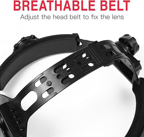 Miniatura 4 de Pantalla de visión grande del casco que oscurece auto de la máscara conveniente del soldador práctico para diversos ambientes