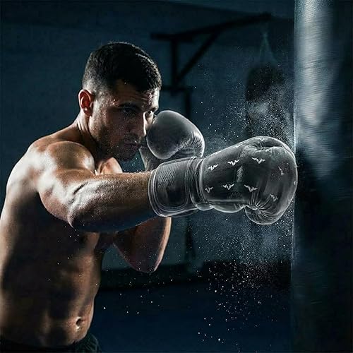 Miniatura 4 de Guantes profesionales de underboxing, extra acolchados, con sistema de apriete rápido, vendaje de boxeo, guantes de boxeo, guantes de boxeo, guantes