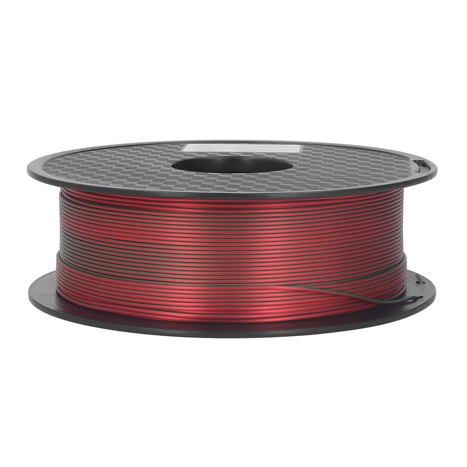 1,75 mm dreifarbiges PLA-Filament, Gold, Grün, Rot, 3D-Drucker-Filament, dreifarbiges Farbverlaufs-PLA-Druckverbrauchsmaterial für 3D-Druck, Modellbau und Dekoration