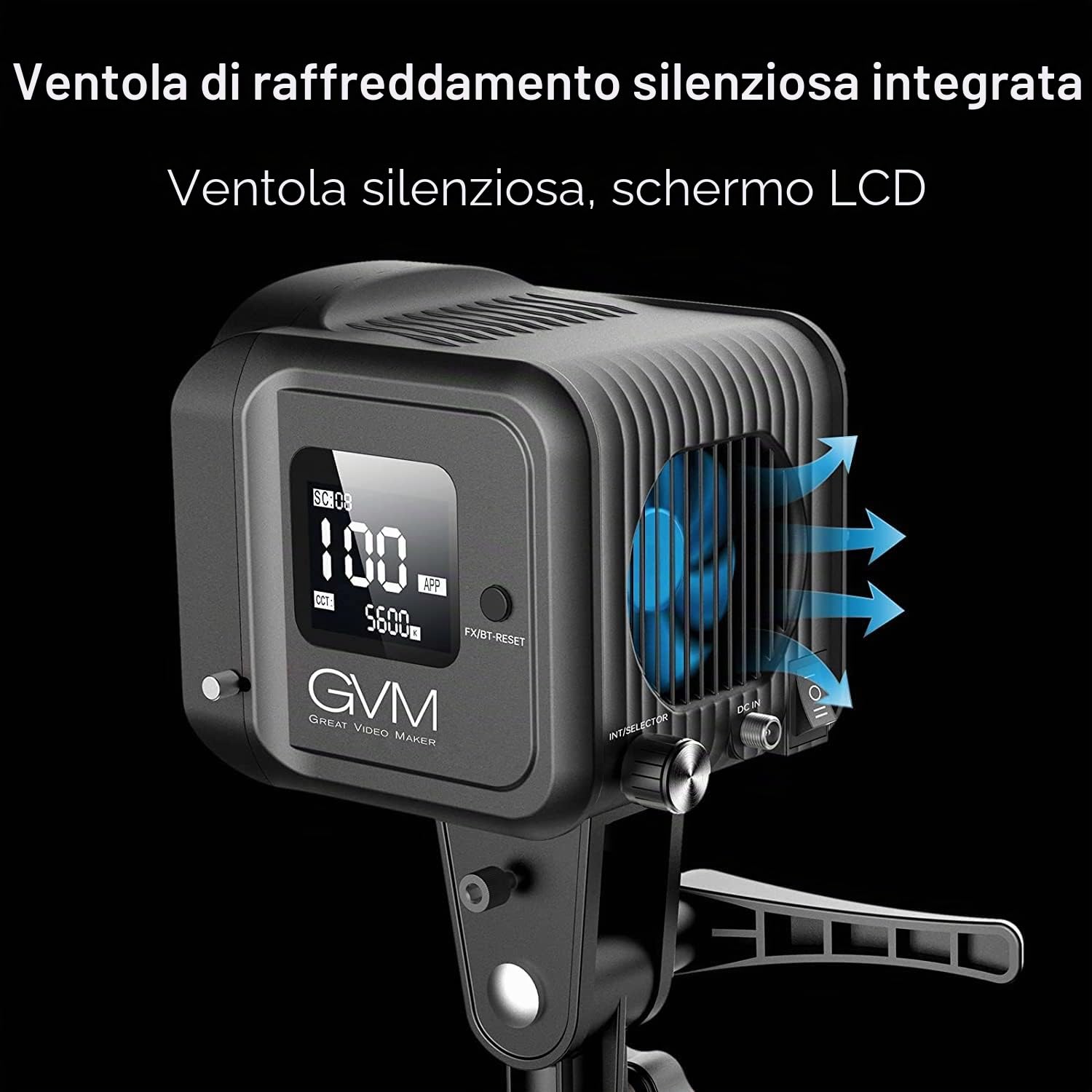 GVM 80W luce video con softbox, Controllo app 2700K-7500K LED Studio luce permanente per la fotografia, Bi-Color luce fotografica con 8 effetti di luce per video YouTube Studio live Streaming, CRI97