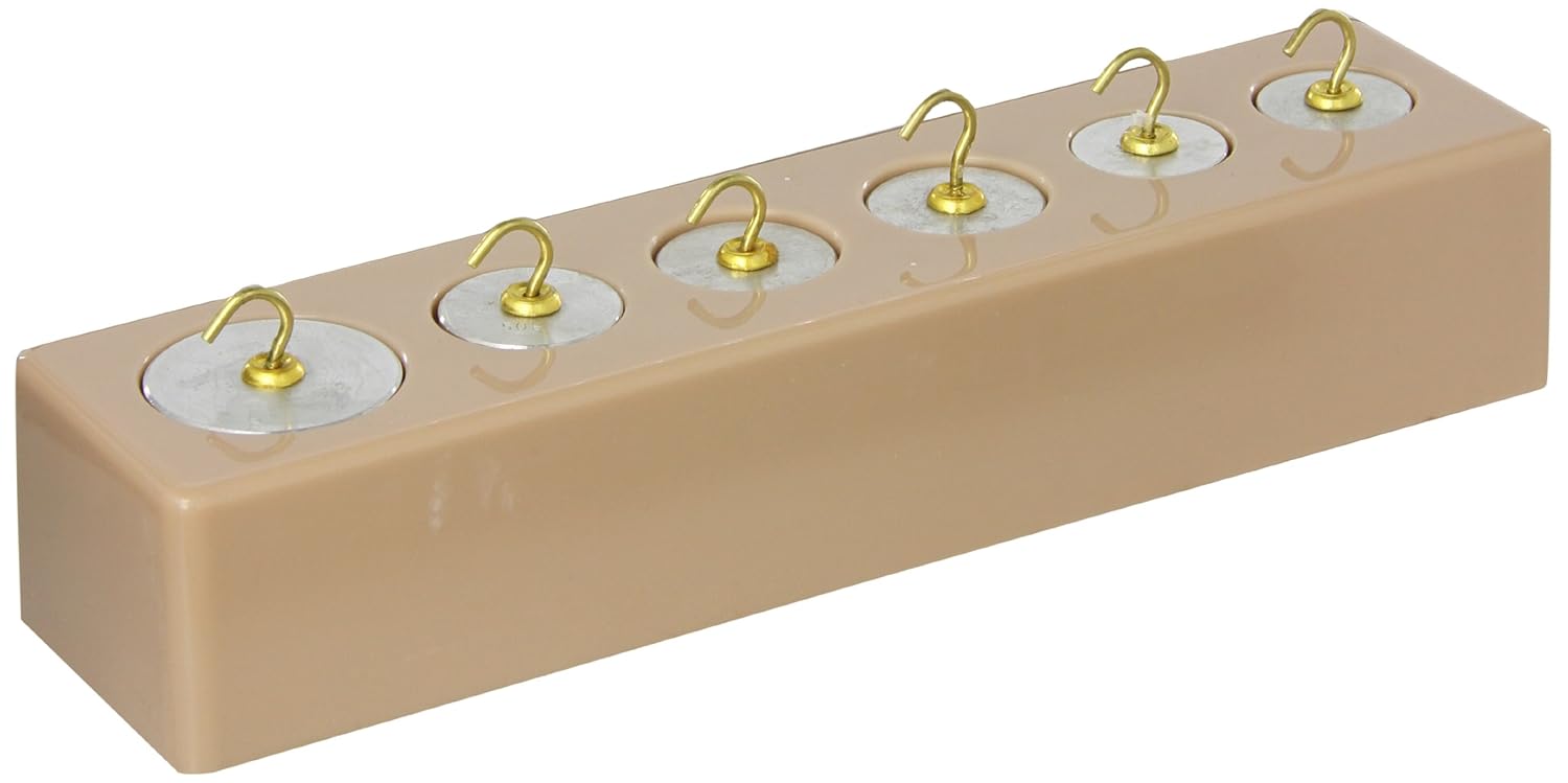 United Scientific™ WSAL06 Hooked Weight, Aluminum, Set of 6: Calibration Weights: Industrial & Scientific