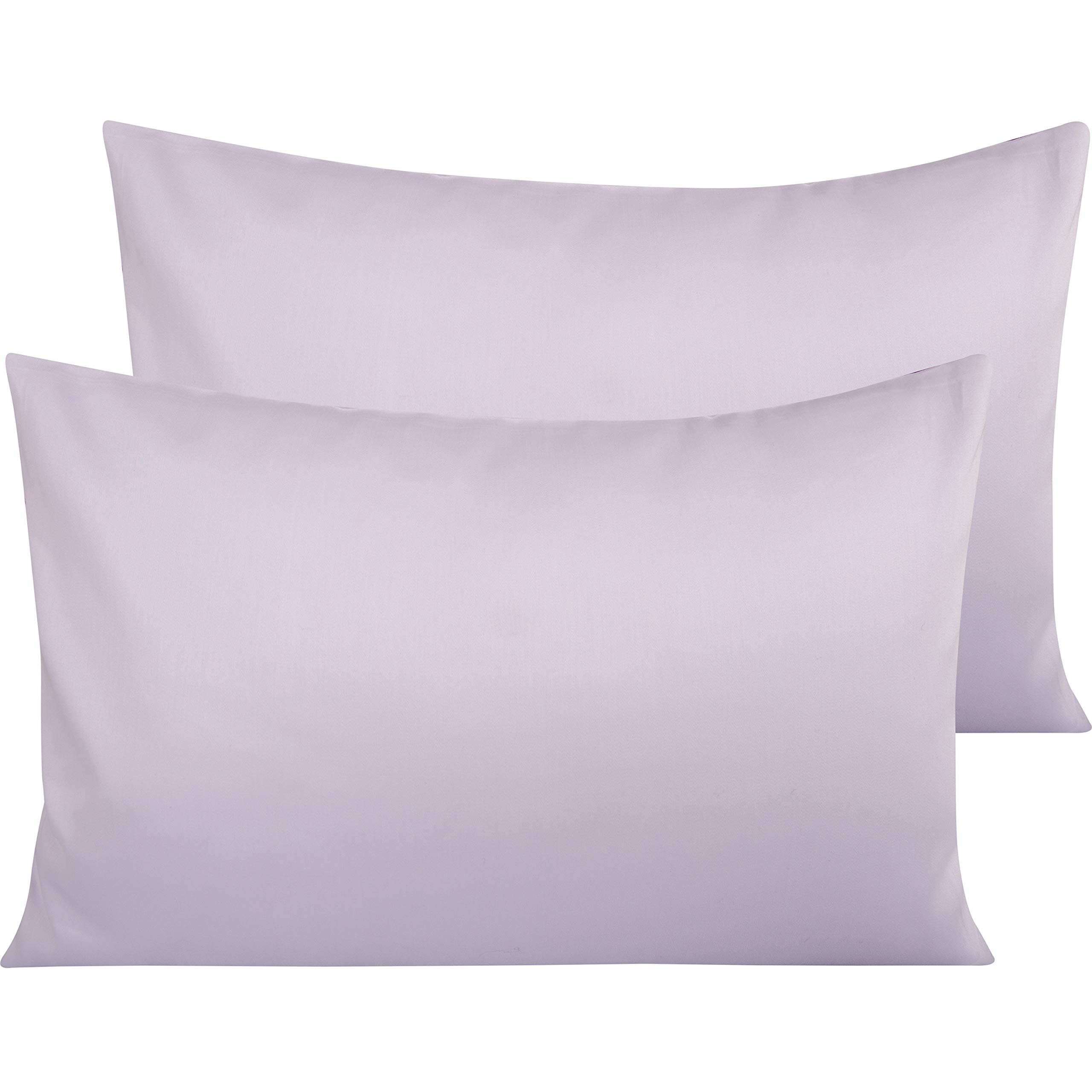 Taies d'oreiller anti-plis coton égyptien doux contre irritations