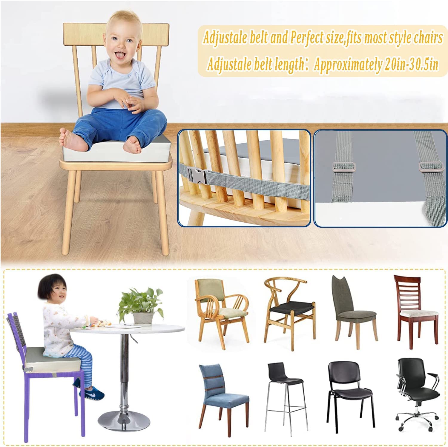 Coussin Rehausseur Pour Chaise - Confort Et Sécurité Pour Vos