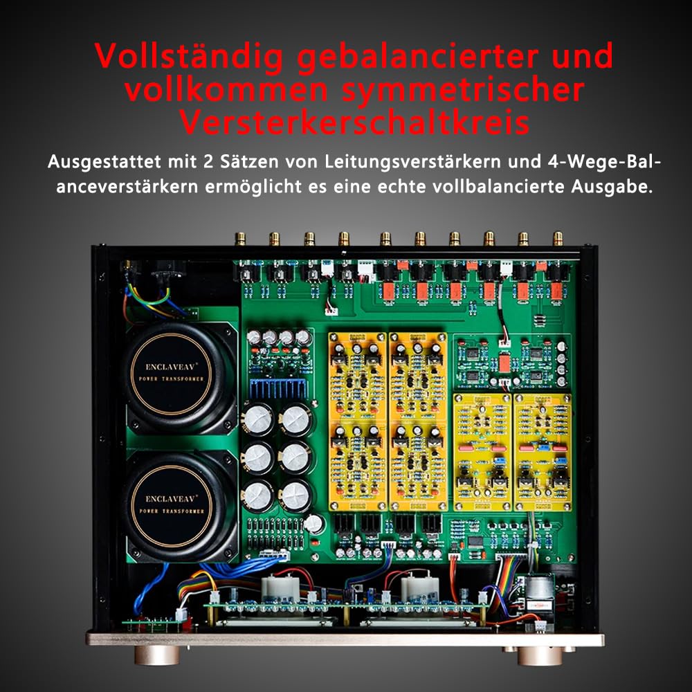 MUSMYS C-2860 Plus Reiner A-Klasse Vorverstärker, 2.0 Kanal