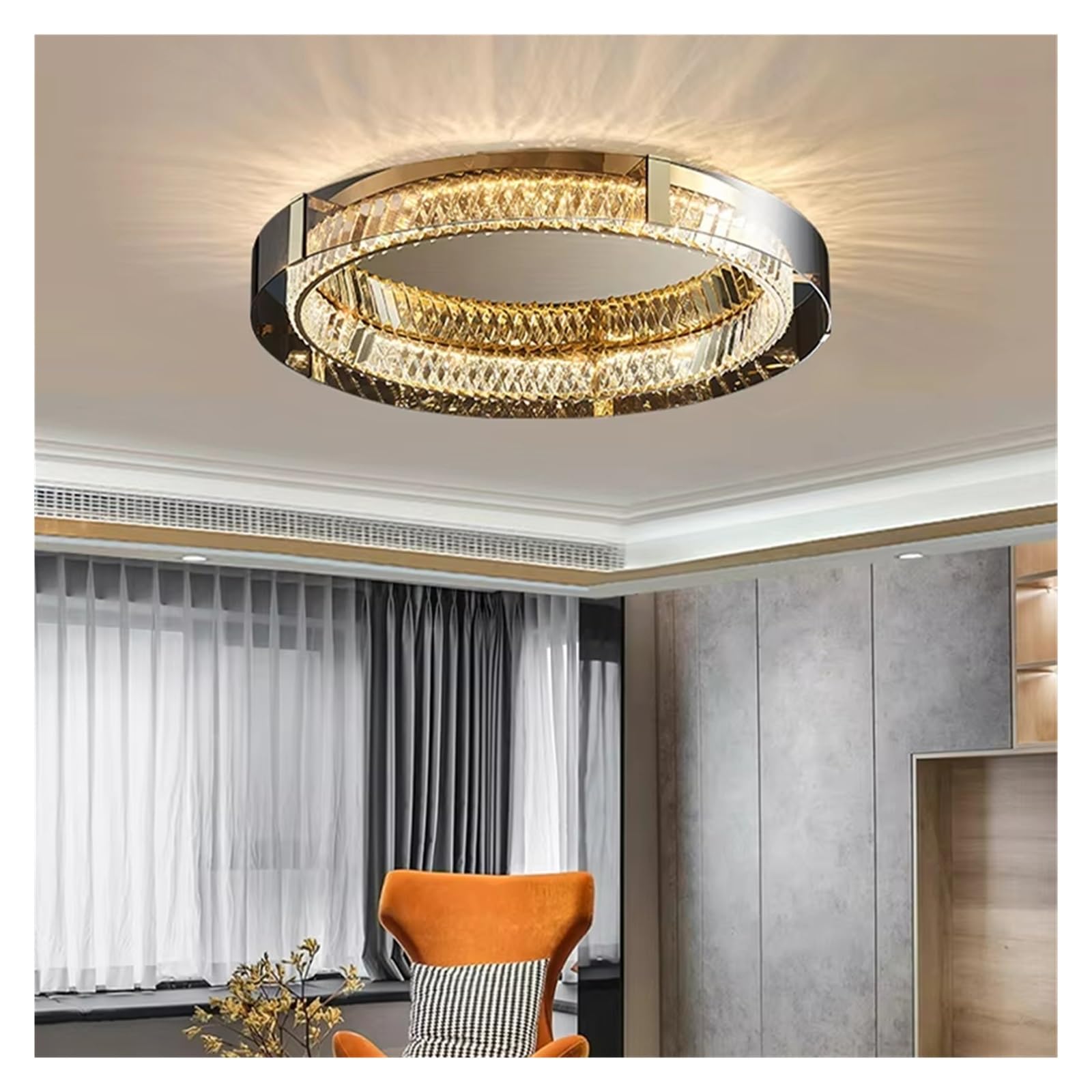ITOSUI Crystal LED Lights Modern Ceiling Chandelier Luxury Bedroom Lamps,Ceiling Lights