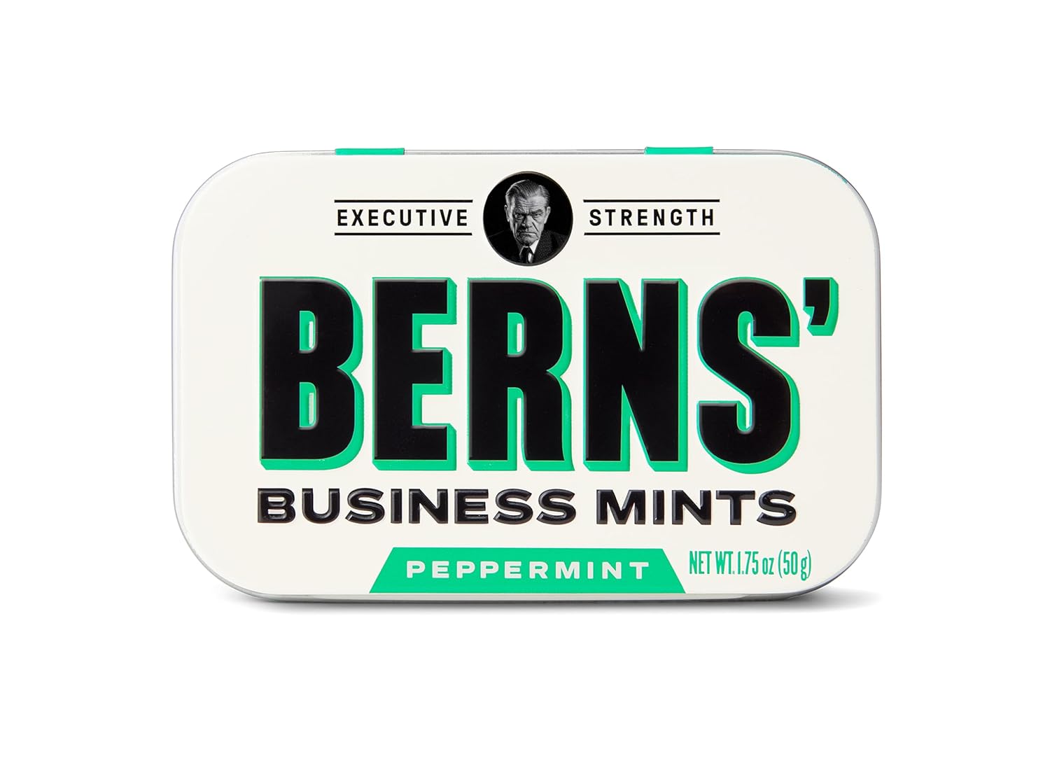 Berns' Business Mints Six Pack - Extra Strong Peppermint Mints – Real Sugar, No Artificial Sweeteners