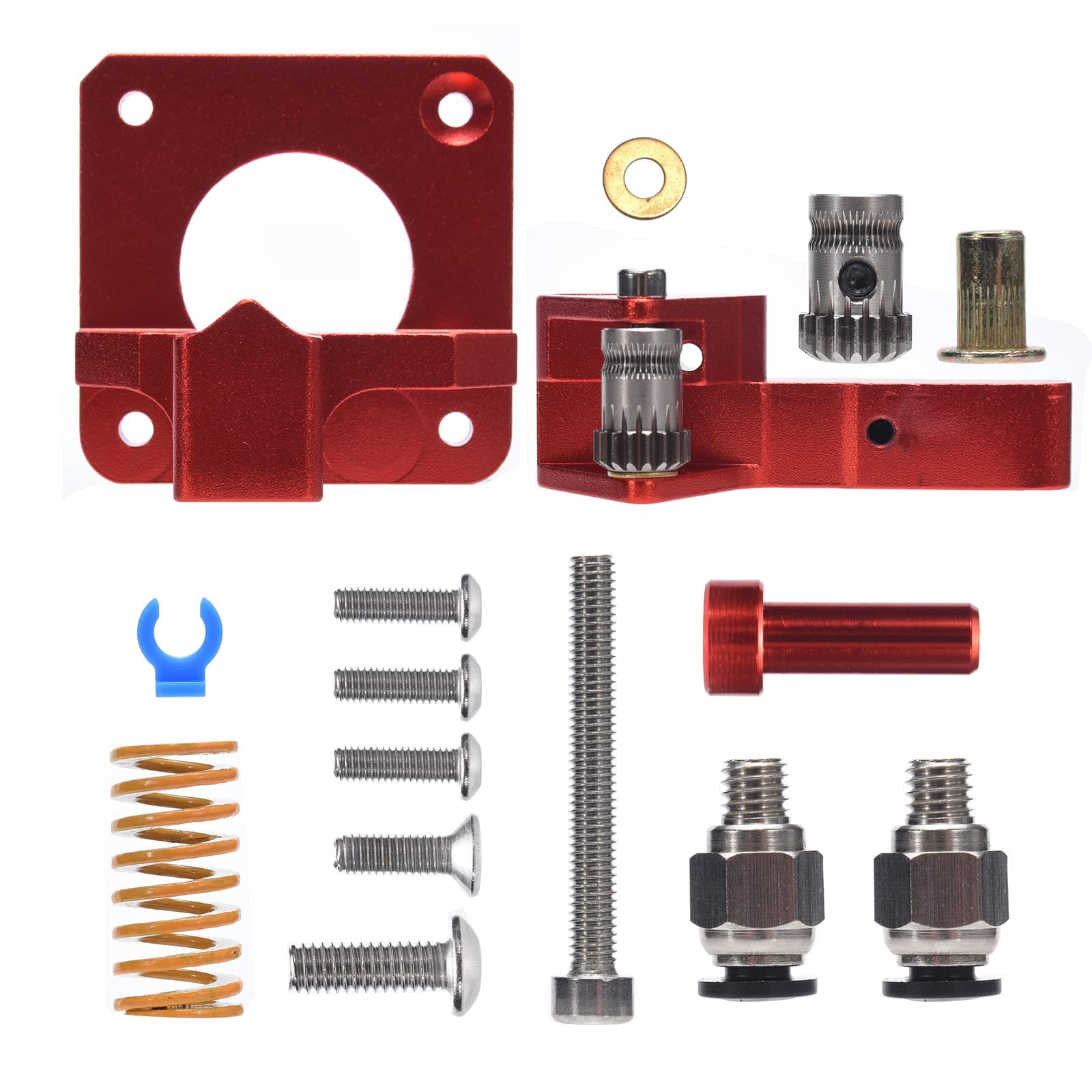 BIGTREETECH Upgrade Dual Gear Ender 3 wytłaczarka 1,75 mm, części 3D, podwójna rolka aluminiowa Mk8, wytłaczarka do CS6-SE CR10, CR-10S, CR 10 PRO, Ender 3, Ender 3 Pro