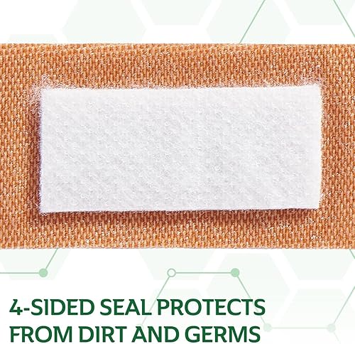 Miniatura 3 de CURAD Paquete surtido de vendajes variados, 300 unidades, 6 estilos, incluyendo antibacteriano, impermeable, transparente, plástico, resistente y