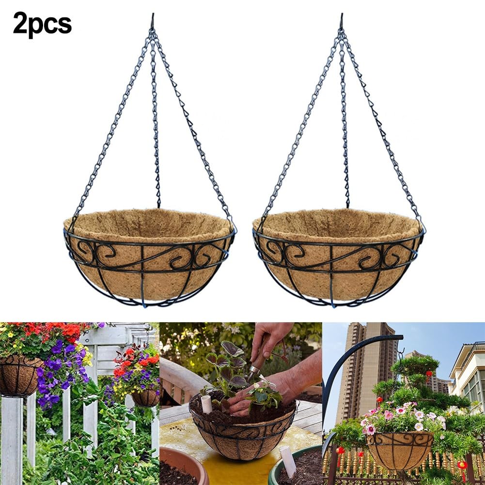 CESTI SOSPESI IN arte ferro semaforo da fiori supporto vaso da fiori sospeso EUR 17,94 - IT