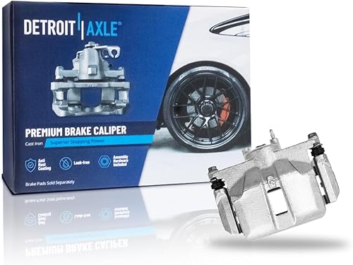 Miniatura 207 de Detroit Axle - Pinza de freno delantera derecha con soporte de repuesto para Chevrolet Equinox Captiva Sport Pontiac Torrent Saturn Vue Suzuki XL-7